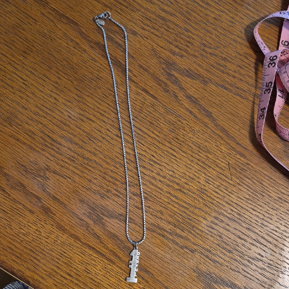 Vintage Silver Pendant Necklace Mr 1derful